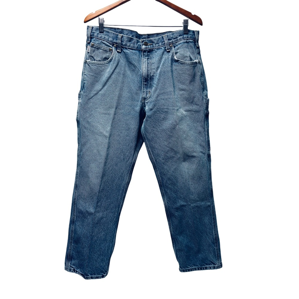 Carhartt Carpenter Jeans 36x30 Denim Workwear Utility Straight Leg Rugged Street